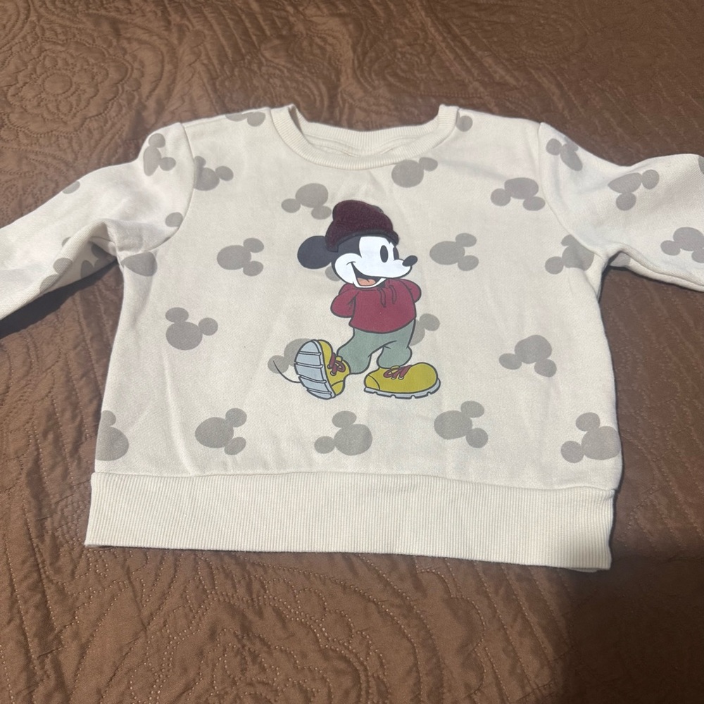 Disney Junior Mickey Cream Sweatshirt